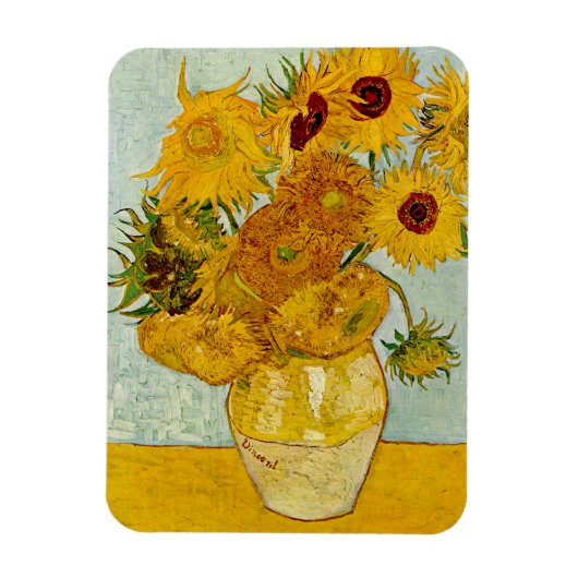 Vincent Van Gogh Sunflower Magneet (Verticaal)
