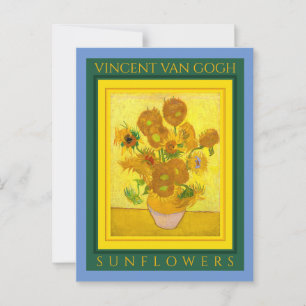 VINCENT VAN GOGH ...SUNFLOWERS ... Briefkaart