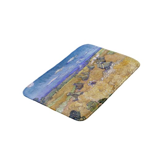 Vincent van Gogh - Tarwe Stacks met luiers Badmat (Gekanteld)