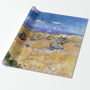 Vincent van Gogh - Tarwe Stacks met luiers Cadeaupapier
