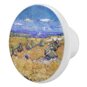 Vincent van Gogh - Tarwe Stacks met luiers Keramische Knop (Rechts)