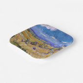 Vincent van Gogh - Tarwe Stacks met luiers Papieren Bordje (Gebogen)