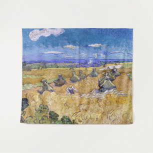 Vincent van Gogh - Tarwe Stacks met luiers Wandkleed