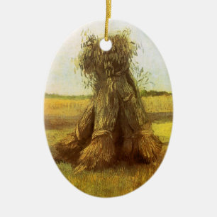 Vincent van Gogh - Tarwehalmen Keramisch Ornament