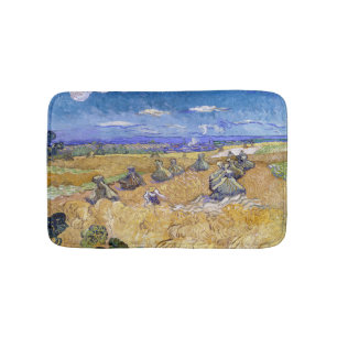Vincent van Gogh - Tarwestapels met maaier Badmat