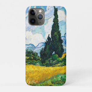 Vincent Van Gogh Tarweveld met cipressen iPhone 11 Pro Hoesje