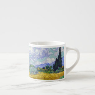 Vincent Van Gogh - Tarweveld met cipressen Espresso Kop