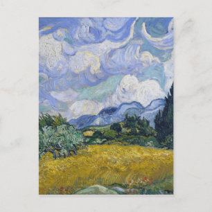 Vincent Van Gogh - Tarweveld met Cypresse Briefkaart