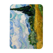 Vincent Van Gogh - Tarweveld met Cypresse Magneet (Verticaal)