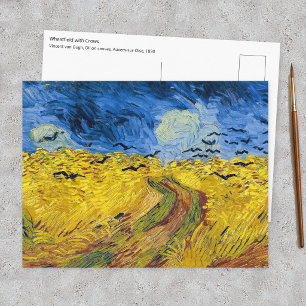 Vincent van Gogh - Tarweveld met kraaien Briefkaart