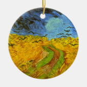 Vincent van Gogh Tarweveld met kraaien Keramisch Ornament (Voorkant)