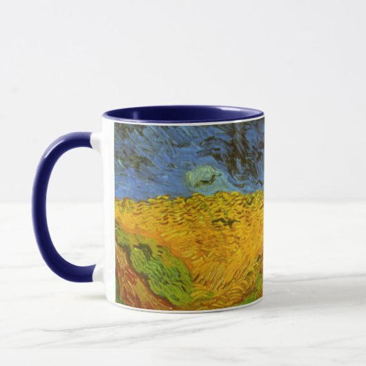 Vincent van Gogh Tarweveld met kraaien Mok (Links)