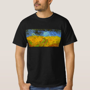 Vincent van Gogh Tarweveld met kraaien T-shirt