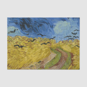 Vincent Van Gogh Tarweveld met kraaien Tissuepapier