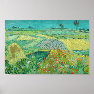Vincent van Gogh - Tarwevelden nabij Auvers Poster