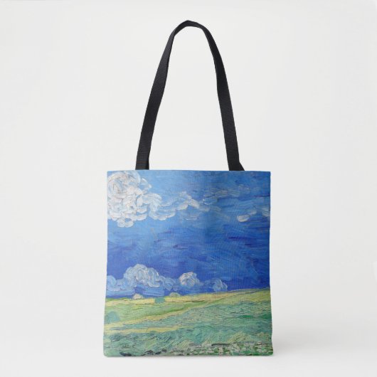 Vincent van Gogh - Tarwevelden onder Onweerswolken Draagtas (Voorkant)