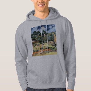 Vincent van Gogh - Thatched Cottages in Cordeville Hoodie