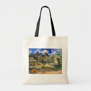 Vincent Van Gogh - Thatched Cottages in Cordeville Tote Bag
