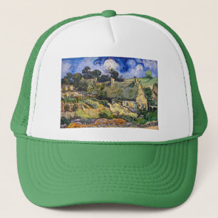 Vincent Van Gogh - Thatched Cottages in Cordeville Trucker Pet