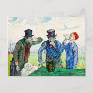 Vincent Van Gogh The Drinkers Fine Art Briefkaart