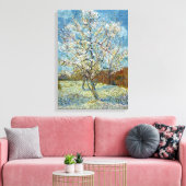 Vincent van Gogh The Pink Peach Tree Canvas Afdruk (Insitu (Woonkamer))