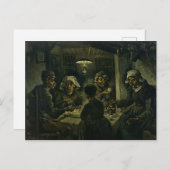  Vincent van Gogh The Potato Eaters Briefkaart (Voorkant / Achterkant)