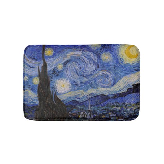 Vincent Van Gogh - The Starry night Badmat (Voorkant)