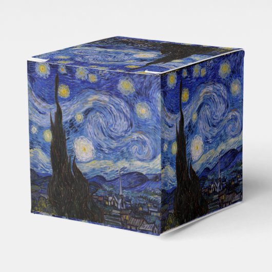 Vincent Van Gogh - The Starry night Bedankdoosjes (Voorkant Zijde)