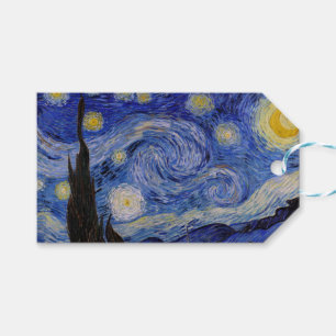 Vincent Van Gogh - The Starry night Cadeaulabel