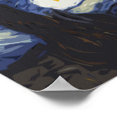 Vincent Van Gogh The Starry Night Fine Art Poster (Coin)