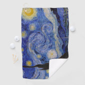 Vincent Van Gogh - The Starry night Golfhanddoek (Insitu)