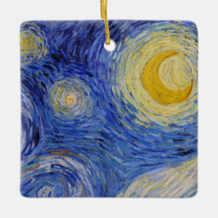 Vincent Van Gogh - The Starry night Keramisch Ornament