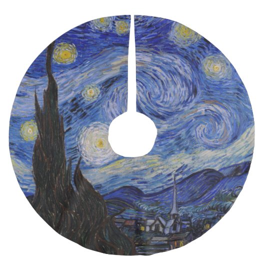 Vincent Van Gogh - The Starry night Kerstboom Rok (Voorkant)
