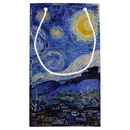 Vincent Van Gogh - The Starry night Klein Cadeauzakje (Achterkant)