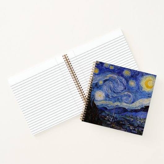 Vincent Van Gogh - The Starry night Notitieboek (Binnen)