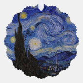 Vincent Van Gogh - The Starry night Ornament Kaart (Voorkant)