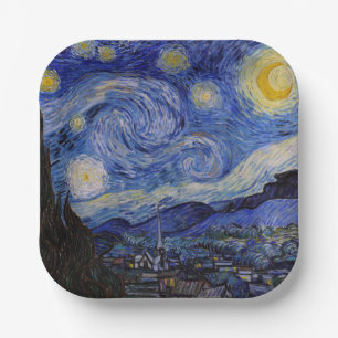 Vincent Van Gogh - The Starry night Papieren Bordje