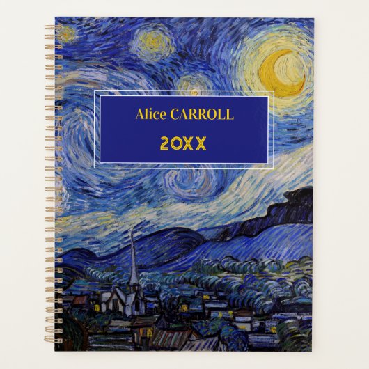Vincent Van Gogh - The Starry night Planner (Voorkant)