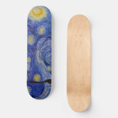 Vincent Van Gogh - The Starry night Skateboard (Voorkant)