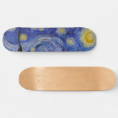 Vincent Van Gogh - The Starry night Skateboard (Horizontaal)