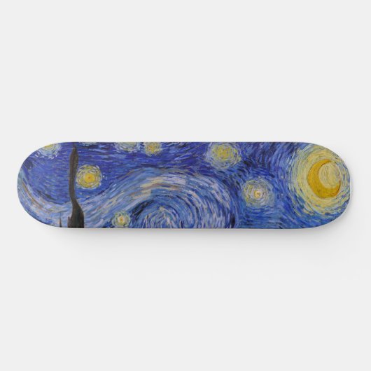 Vincent Van Gogh - The Starry night Skateboard (Horizontaal)