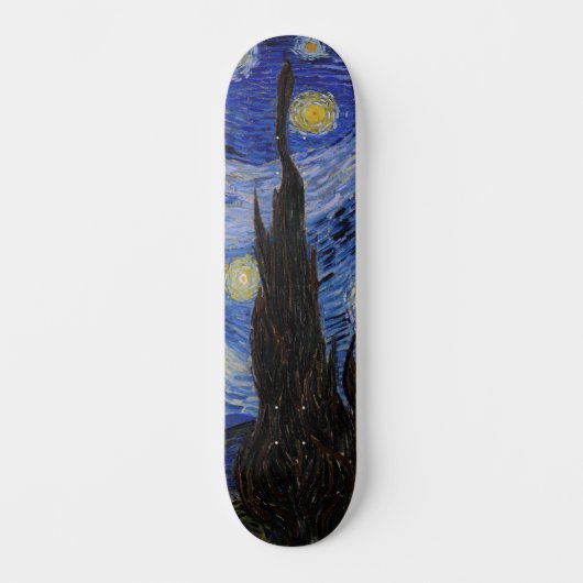 Vincent Van Gogh - The Starry night Skateboard (Voorkant)