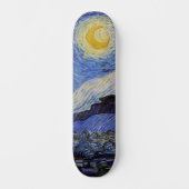 Vincent Van Gogh - The Starry night Skateboard (Voorkant)