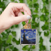 Vincent Van Gogh - The Starry night Sleutelhanger (Hand)