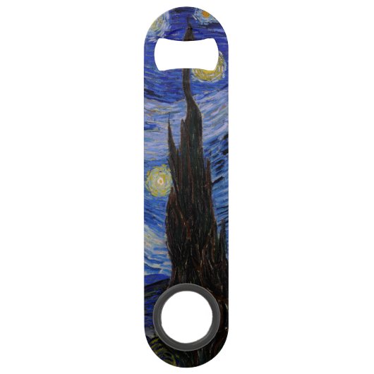 Vincent Van Gogh - The Starry night Speed Flessenopener (Voorkant)