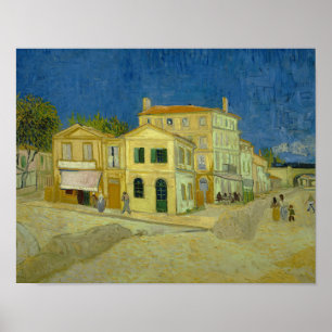 Vincent van Gogh - The Yellow House ("The Street") Poster
