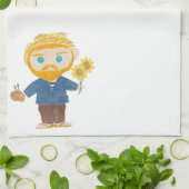 Vincent van Gogh Theedoek (Gevouwen)