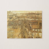 Vincent van Gogh - timmermanstuin en wasserij Legpuzzel (Horizontaal)