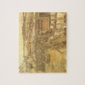 Vincent van Gogh - timmermanstuin en wasserij Legpuzzel (Verticaal)