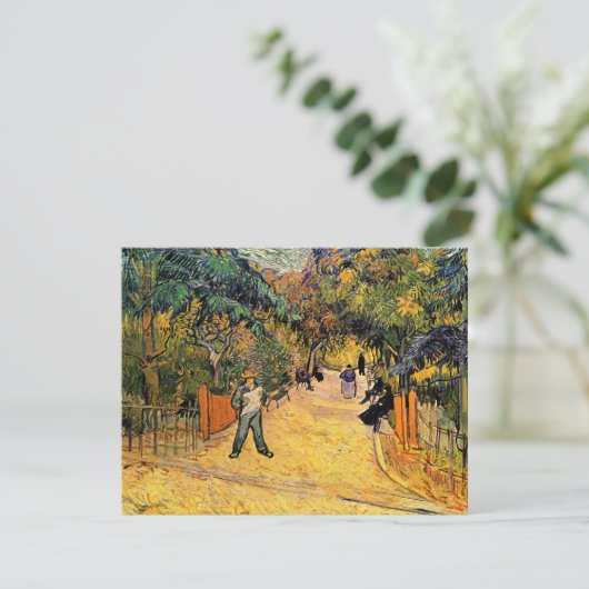 Vincent van Gogh - Toegang tot het openbare park,  (Staand voorkant)